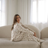 Gingersnap | Women's Bamboo Button Up Lounge Set