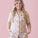 Victorian Bloom Women’s Dream Short Set | Milk & Baby