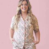 Victorian Bloom Women’s Dream Short Set | Milk & Baby