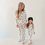 Black & White Yin Yang | Women's Bamboo Pajamas | Milk & Baby