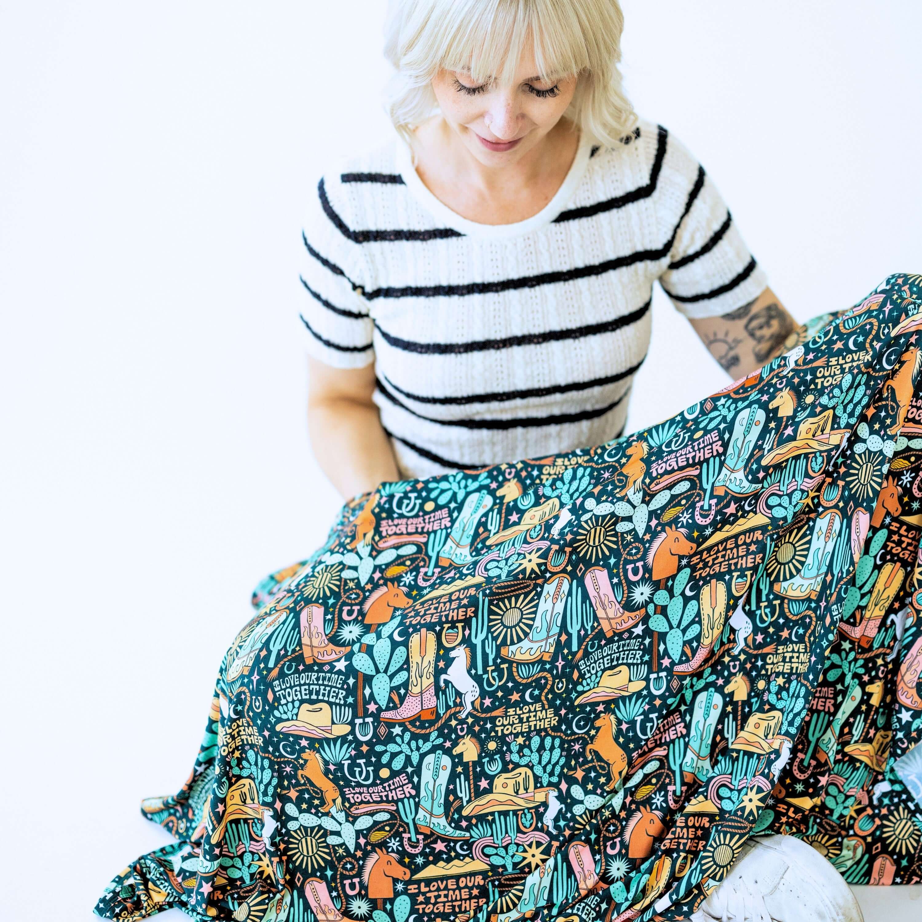 Wild West | The Forever Swaddle Blanket | Milk & Baby