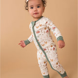 Farm Fresh | Bamboo One Piece Zip Pajama