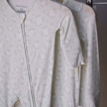 Meow | Bamboo Zip Pajamas | Milk & Baby