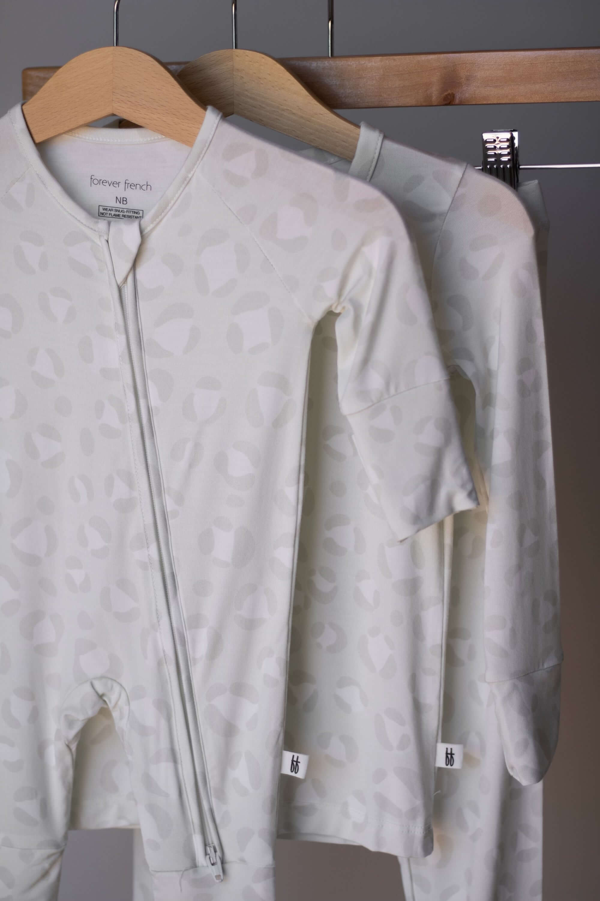 Meow | Bamboo Zip Pajamas | Milk & Baby