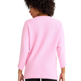 Let Loose Crossover Long Sleeve Maternity/Nursing Knit Top