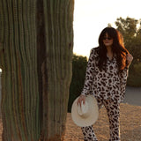 Moo! | Women's Bamboo Button Up Lounge Set