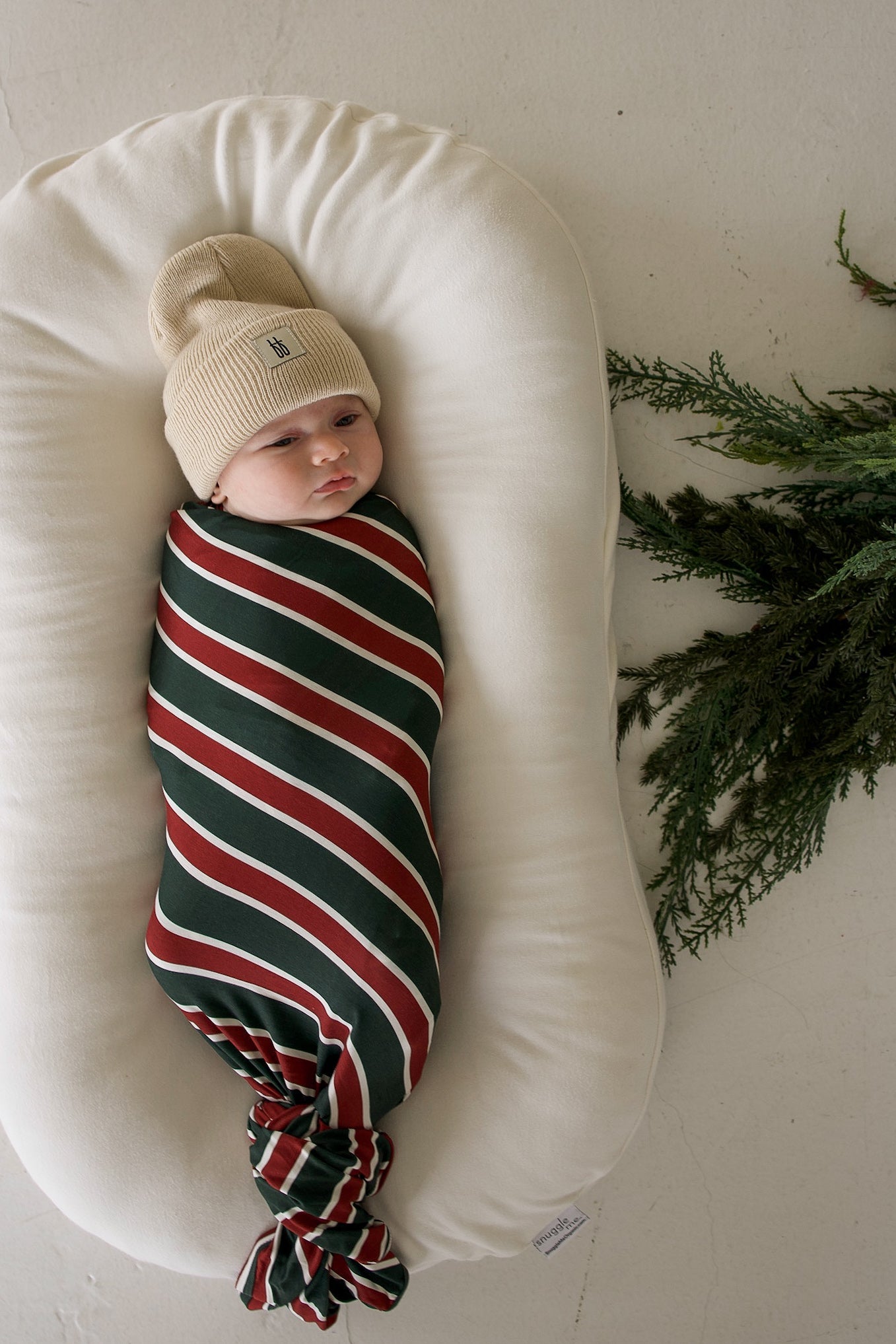 Holiday Stripe | Bamboo Swaddle