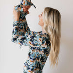Charli Print | Bamboo Knotted Gown | Milk & Baby