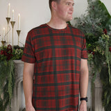 Christmas Plaid | Men's Short Sleeve Pajamas