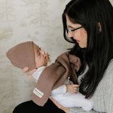 Luxe Collection 100% Organic Cotton Luxury Knit Baby Blanket + Hat Set | Milk & Baby