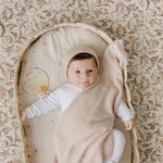 Luxe Collection 100% Organic Cotton Luxury Knit Baby Blanket + Hat Set | Milk & Baby