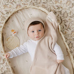 Luxe Collection 100% Organic Cotton Luxury Knit Baby Blanket + Hat Set | Milk & Baby