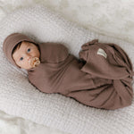 Luxe Collection 100% Organic Cotton Luxury Knit Baby Blanket + Hat Set | Milk & Baby
