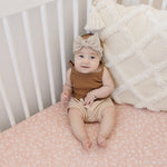 Oatmeal Organic Cotton Ribbed Head Wrap | Milk & Baby
