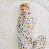 Harvest Floral Muslin Swaddle Blanket | Milk & Baby