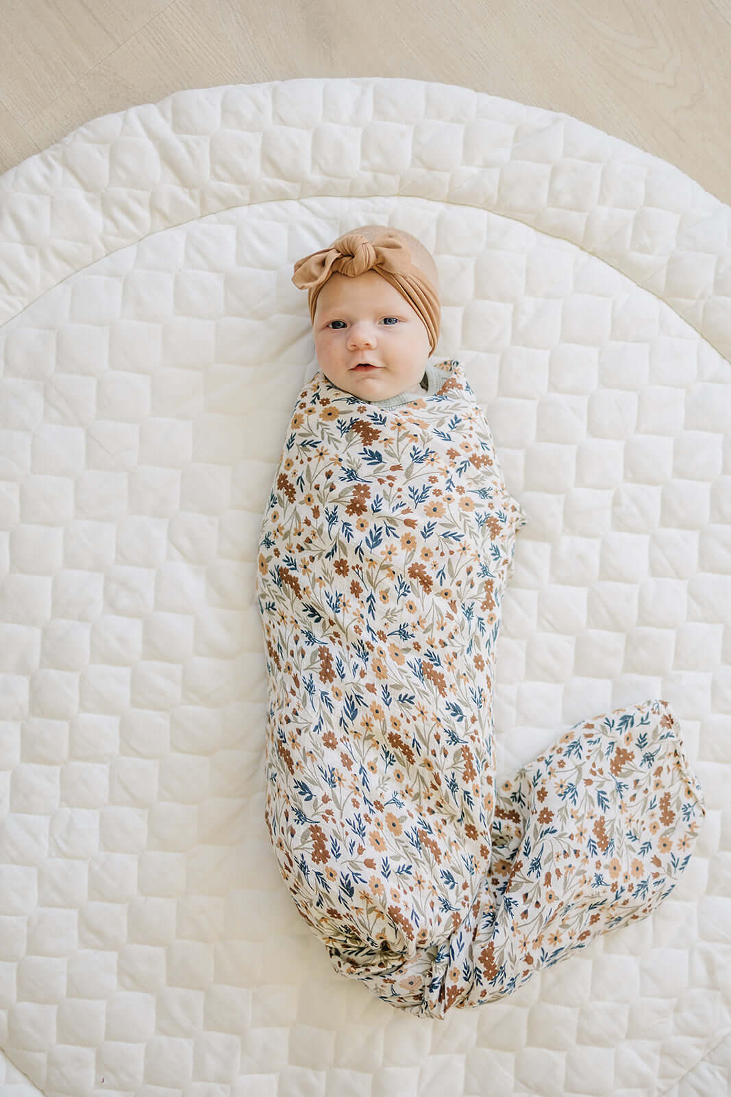 Harvest Floral Muslin Swaddle Blanket | Milk & Baby