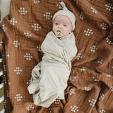 Oatmeal Bamboo Newborn Knot Hat | Milk & Baby
