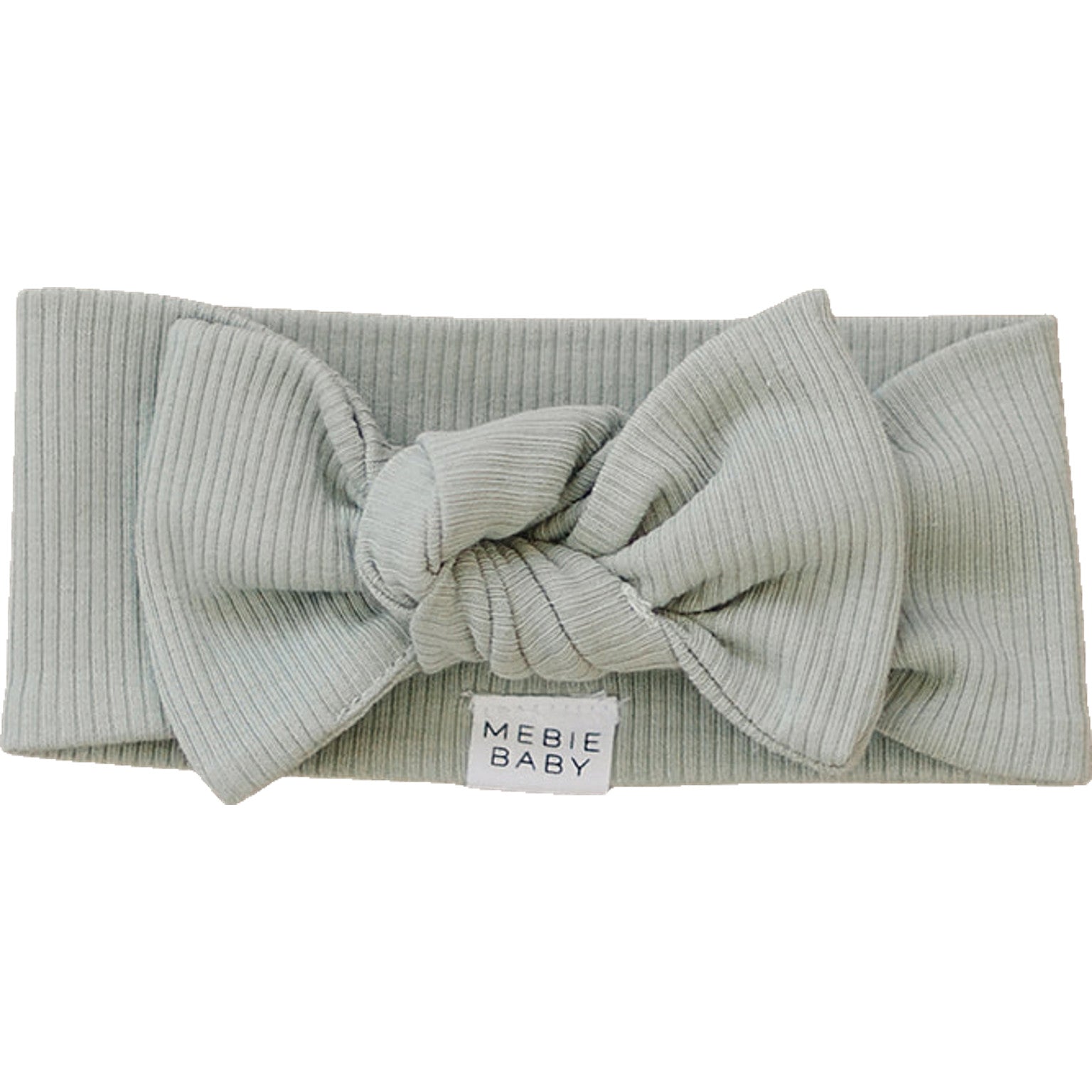 Sage Organic Cotton Ribbed Head Wrap | Milk & Baby