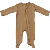 Cafe Organic Cotton Ribbed Zipper | Milk & Baby
