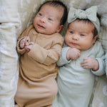 Sage Organic Cotton Ribbed Head Wrap | Milk & Baby
