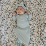 Sage Organic Cotton Ribbed Head Wrap | Milk & Baby
