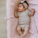 Oatmeal Organic Cotton Ribbed Head Wrap | Milk & Baby