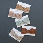 Oatmeal Organic Cotton Ribbed Head Wrap | Milk & Baby