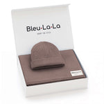 Luxe Collection 100% Organic Cotton Luxury Knit Baby Blanket + Hat Set | Milk & Baby