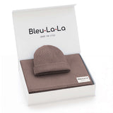 Luxe Collection 100% Organic Cotton Luxury Knit Baby Blanket + Hat Set | Milk & Baby