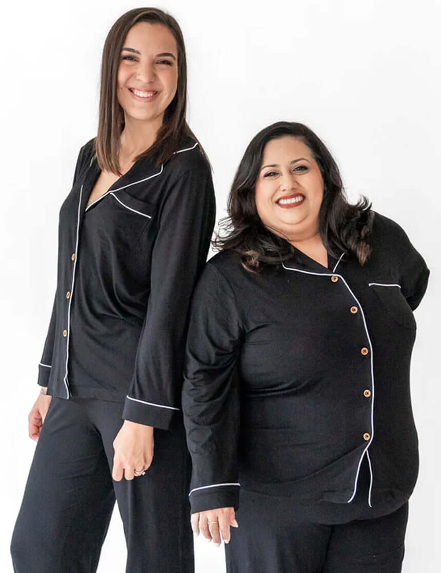 Allie Black Bamboo Women's Luxe Lounge Set