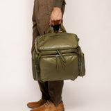 Caraa Baby Bag Large in Olive Nylon