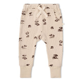 Organic Kimono Onesie & Pants Set | Mushroom