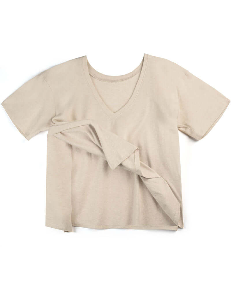 Everywhere Nursing & Maternity V-Neck Tee | The Neutrals | Milk & Baby