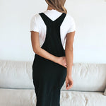 Patty Overall Dress in Black | Milk & Baby
