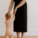 Everyday Breastfeeding Dress | Black | Milk & Baby