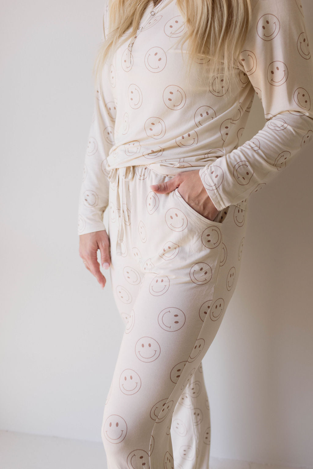 Just Smile | Women's Bamboo Pajamas | Milk & Baby