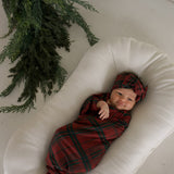 Christmas Plaid | Bamboo Swaddle