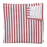 Red Stripe Bamboo Swaddle | Wrap your little one in festive charm with our Red Stripe Bamboo Swaddle, perfect for snuggles and holiday moments. | Milk & Baby