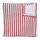Red Stripe Bamboo Swaddle | Wrap your little one in festive charm with our Red Stripe Bamboo Swaddle, perfect for snuggles and holiday moments. | Milk & Baby