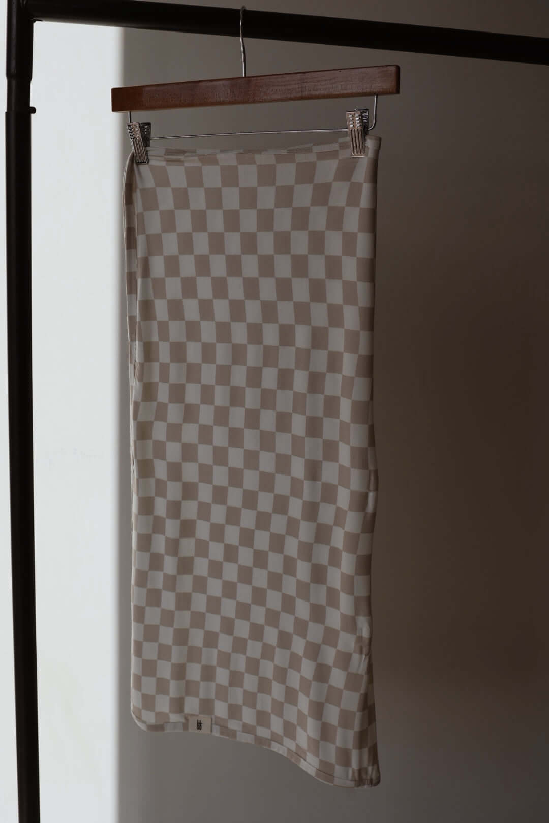 Checkerboard | Bamboo Swaddle | Milk & Baby