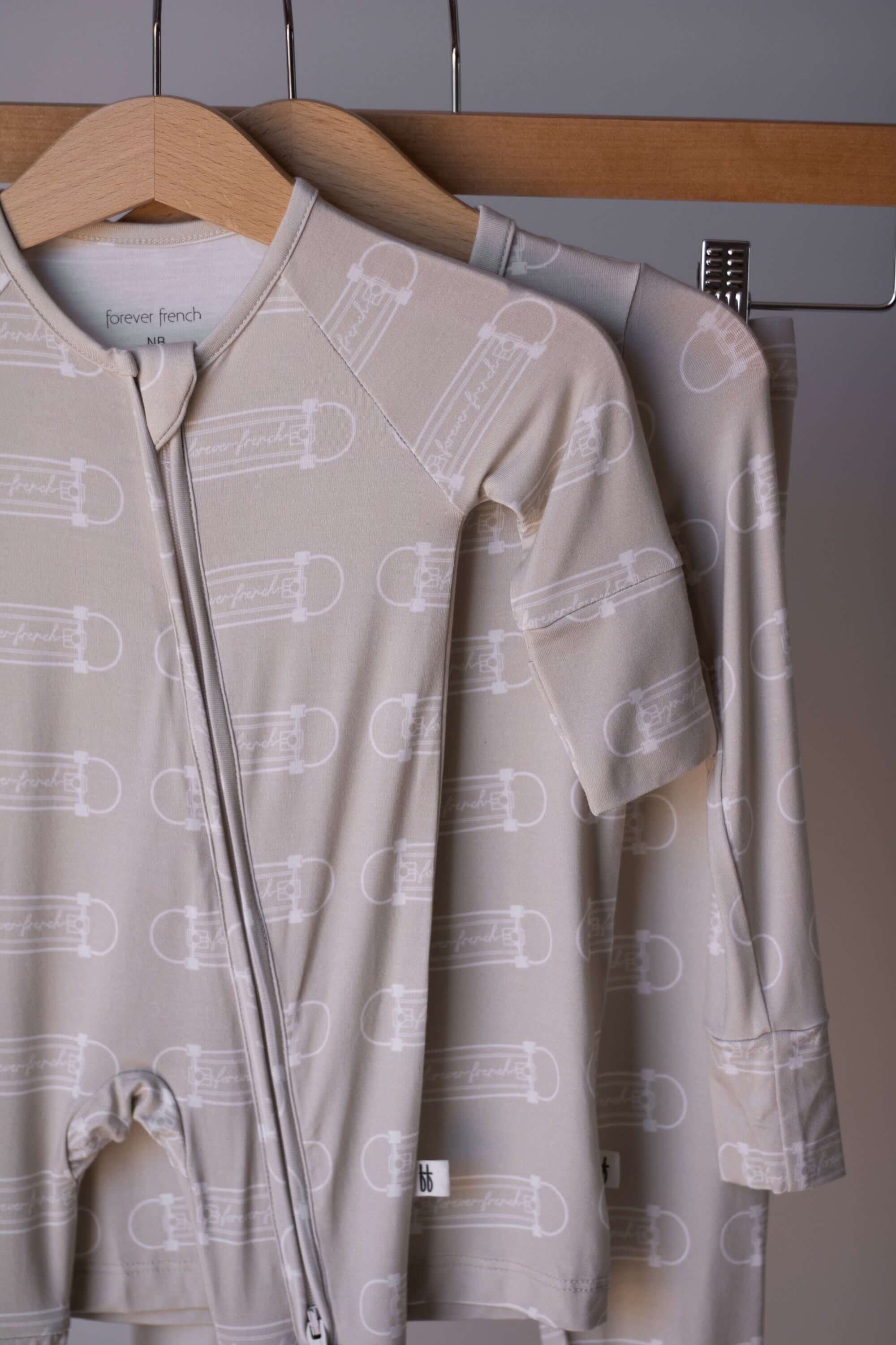 Bamboo Zip Pajamas | Sk8er Boy | Milk & Baby