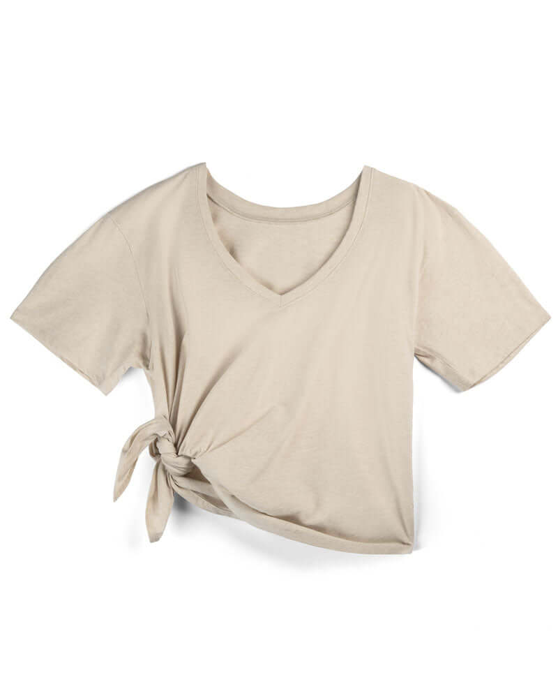 Everywhere Nursing & Maternity V-Neck Tee | The Neutrals | Milk & Baby