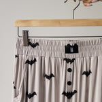 It's Bats! | Short Sleeve Women's Bamboo Lounge Set | Discover our Women's Bamboo Lounge Set featuring cozy oversized tees and stylish boxers. Perfect for relaxing in style! | Milk & Baby
