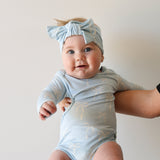 Blue Bows | Bamboo Head Wrap