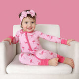 Flocking Flamingo Dream Romper | Milk & Baby