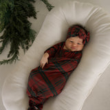 Christmas Plaid | Bamboo Swaddle