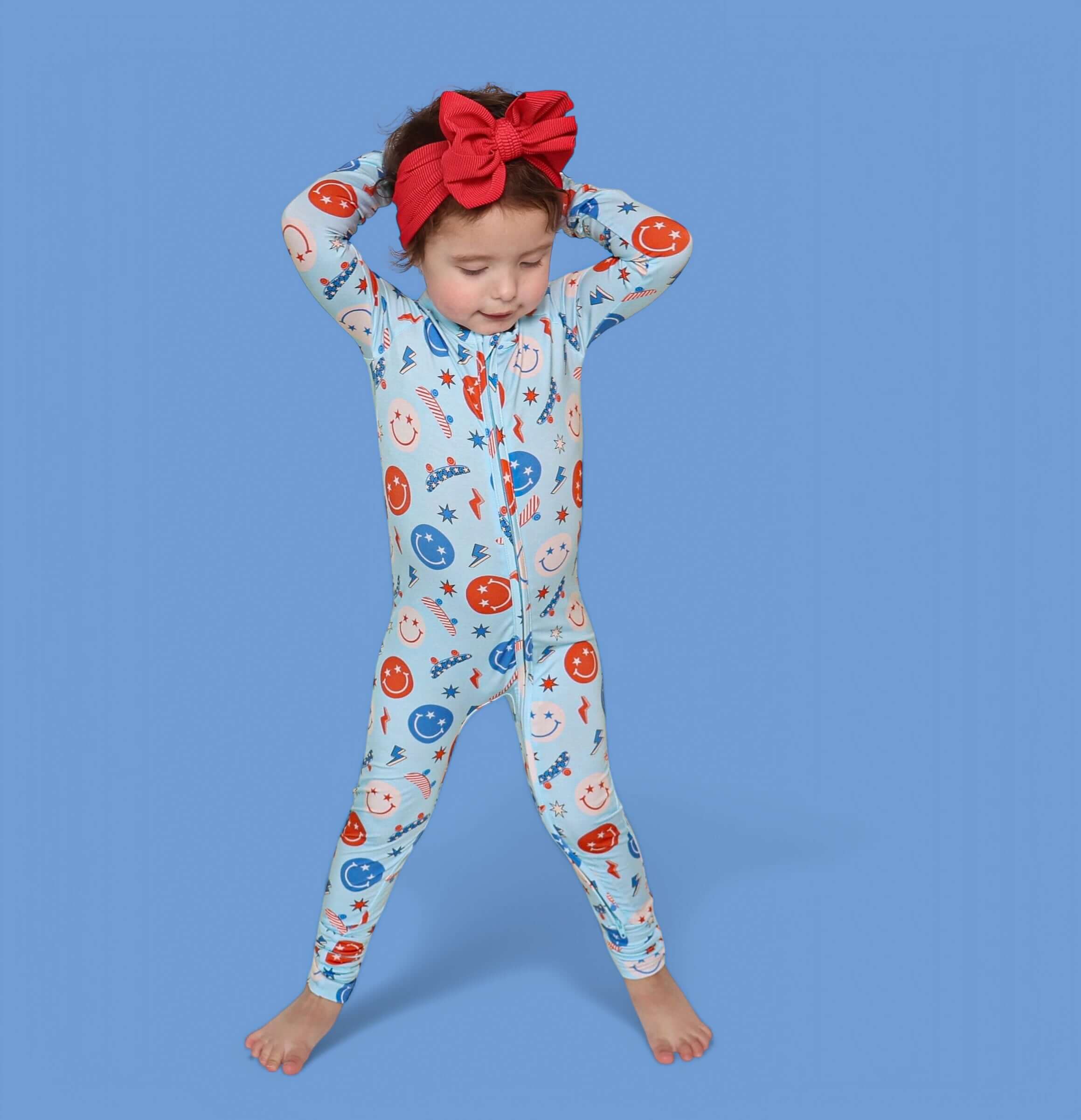 Freedom Skatin’ Smiles Dream Romper | Milk & Baby