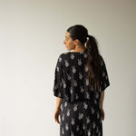 Midnight Skelly | Women's Bamboo Crop Tee Lounge Set | Discover the Women's Bamboo Lounge Set! Enjoy breathable, flattering styles perfect for lounging in comfort and style. | Milk & Baby