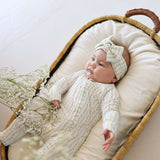 Dainty Vines | Bamboo Zip Pajamas | Made of the softest premium bamboo. Durable and well designed your little ones can sleep and play in these cozy pajamas. All sizes have rollover cuffs on the hands and all of the one piece sizes have cuffs on the feet g