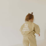 All the Good Things | Child Sweat Set | Milk & Baby